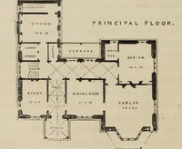 An illustration from Cottage residences : or, A series of designs for rural cottages and cottage villas, and their gardens and grounds. Adapted to North America (1847)
