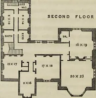 An illustration from Cottage residences : or, A series of designs for rural cottages and cottage villas, and their gardens and grounds. Adapted to North America (1847)