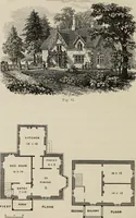 An illustration from Cottage residences : or, A series of designs for rural cottages and cottage villas, and their gardens and grounds. Adapted to North America (1847)
