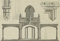 An illustration from Cottage residences : or, A series of designs for rural cottages and cottage villas, and their gardens and grounds. Adapted to North America (1847)