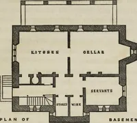 An illustration from Cottage residences : or, A series of designs for rural cottages and cottage villas, and their gardens and grounds. Adapted to North America (1847)