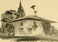 An illustration from Cottages and cottage life : containing plans for country houses, adapted to the means and wants of the people of the United States ; with directions for building and improving for the laying out and embellishing of grounds ; with some sketches of life in the country (1848)