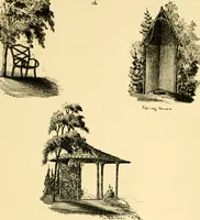 An illustration from Cottages and cottage life : containing plans for country houses, adapted to the means and wants of the people of the United States ; with directions for building and improving for the laying out and embellishing of grounds ; with some sketches of life in the country (1848)