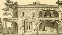 An illustration from Cottages and cottage life : containing plans for country houses, adapted to the means and wants of the people of the United States ; with directions for building and improving for the laying out and embellishing of grounds ; with some sketches of life in the country (1848)