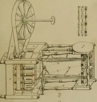 An illustration from History of the cotton manufacture in Great Britain : with a notice of its early history in the East, and in all the quarters of the globe : a description of the great mechanical inventions, which have caused its unexampled extension in Britain, and a view of the present state of the manufacture and the condition of the classes engaged in its several departments (1835)