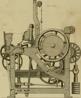An illustration from History of the cotton manufacture in Great Britain : with a notice of its early history in the East, and in all the quarters of the globe : a description of the great mechanical inventions, which have caused its unexampled extension in Britain, and a view of the present state of the manufacture and the condition of the classes engaged in its several departments (1835)