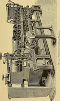An illustration from Cotton manufacture: a manual of practical instruction in the processes of opening, carding, combing, drawing, doubling, and spinning of cotton, and the methods of dyeing and preparing goods for the market (1894)