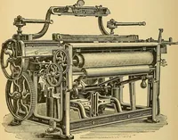 An illustration from Cotton manufacture: a manual of practical instruction in the processes of opening, carding, combing, drawing, doubling, and spinning of cotton, and the methods of dyeing and preparing goods for the market (1894)