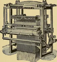 An illustration from Cotton manufacture: a manual of practical instruction in the processes of opening, carding, combing, drawing, doubling, and spinning of cotton, and the methods of dyeing and preparing goods for the market (1894)
