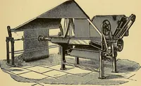 An illustration from Cotton manufacture: a manual of practical instruction in the processes of opening, carding, combing, drawing, doubling, and spinning of cotton, and the methods of dyeing and preparing goods for the market (1894)