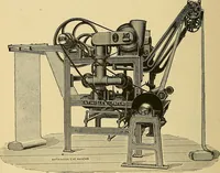 An illustration from Cotton manufacture: a manual of practical instruction in the processes of opening, carding, combing, drawing, doubling, and spinning of cotton, and the methods of dyeing and preparing goods for the market (1894)