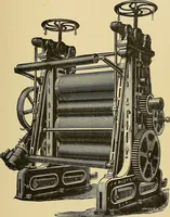 An illustration from Cotton manufacture: a manual of practical instruction in the processes of opening, carding, combing, drawing, doubling, and spinning of cotton, and the methods of dyeing and preparing goods for the market (1894)