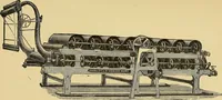 An illustration from Cotton manufacture: a manual of practical instruction in the processes of opening, carding, combing, drawing, doubling, and spinning of cotton, and the methods of dyeing and preparing goods for the market (1894)