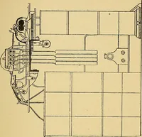 An illustration from Cotton manufacture: a manual of practical instruction in the processes of opening, carding, combing, drawing, doubling, and spinning of cotton, and the methods of dyeing and preparing goods for the market (1894)