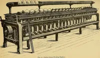 An illustration from Cotton manufacture: a manual of practical instruction in the processes of opening, carding, combing, drawing, doubling, and spinning of cotton, and the methods of dyeing and preparing goods for the market (1894)