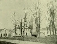 An illustration from The country church in colonial counties as illustrated by Addison County, Vt., Tompkins County, N.Y., and Warren County, N.Y (1922)
