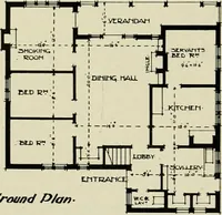 An illustration from Country cottages and week-end homes (1907)
