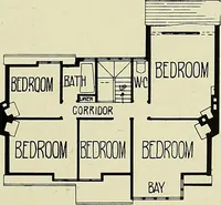 An illustration from Country cottages and week-end homes (1907)