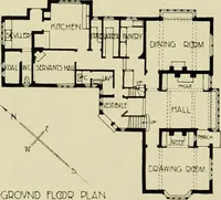 An illustration from Country cottages and week-end homes (1907)