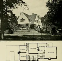 An illustration from Country cottages and week-end homes (1907)