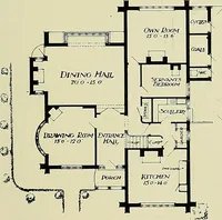 An illustration from Country cottages and week-end homes (1907)