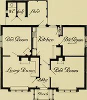 An illustration from Country cottages and week-end homes (1907)