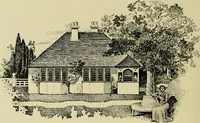 An illustration from Country cottages and week-end homes (1907)