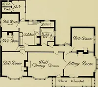 An illustration from Country cottages and week-end homes (1907)