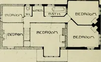 An illustration from Country cottages and week-end homes (1907)