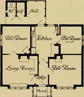 An illustration from Country-cottages and week-end homes (1912)