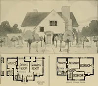 An illustration from Country-cottages and week-end homes (1912)