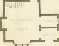An illustration from The country gentleman's architect : containing a variety of designs for farm houses and farm yards ... : with plans and sections shewing at large the construction of cottages, barns, stables, feeding-houses, dairies, brew-houses, maltings, &c. : with plans for stables and dog-kennels : to which are added, designs for labourers' cottages and small villas : the whole adapted to the use of country gentlemen about to build or to alter (1807)