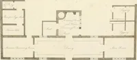 An illustration from The country gentleman's architect : containing a variety of designs for farm houses and farm yards ... : with plans and sections shewing at large the construction of cottages, barns, stables, feeding-houses, dairies, brew-houses, maltings, &c. : with plans for stables and dog-kennels : to which are added, designs for labourers' cottages and small villas : the whole adapted to the use of country gentlemen about to build or to alter (1807)