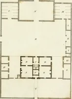 An illustration from The country gentleman's architect, in a great variety of new designs : for cottages, farm-houses, country-houses, villas, lodges for park or garden entrances, and ornamental wooden gates : with plans of the offices belonging to each design, distributed with a strict attention to convenience, elegance, and economy : engraved on thirty-two plates, from designs drawn (1789)