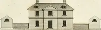 An illustration from The country gentleman's architect, in a great variety of new designs : for cottages, farm-houses, country-houses, villas, lodges for park or garden entrances, and ornamental wooden gates : with plans of the offices belonging to each design, distributed with a strict attention to convenience, elegance, and economy : engraved on thirty-two plates, from designs drawn (1789)