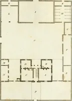 An illustration from The country gentleman's architect, in a great variety of new designs : for cottages, farm-houses, country-houses, villas, lodges for park or garden entrances, and ornamental wooden gates : with plans of the offices belonging to each design, distributed with a strict attention to convenience, elegance, and economy : engraved on thirty-two plates, from designs drawn (1789)