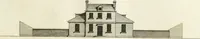 An illustration from The country gentleman's architect, in a great variety of new designs : for cottages, farm-houses, country-houses, villas, lodges for park or garden entrances, and ornamental wooden gates : with plans of the offices belonging to each design, distributed with a strict attention to convenience, elegance, and economy : engraved on thirty-two plates, from designs drawn (1789)