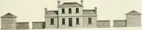 An illustration from The country gentleman's architect, in a great variety of new designs : for cottages, farm-houses, country-houses, villas, lodges for park or garden entrances, and ornamental wooden gates : with plans of the offices belonging to each design, distributed with a strict attention to convenience, elegance, and economy : engraved on thirty-two plates, from designs drawn (1789)
