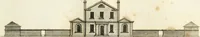 An illustration from The country gentleman's architect, in a great variety of new designs : for cottages, farm-houses, country-houses, villas, lodges for park or garden entrances, and ornamental wooden gates : with plans of the offices belonging to each design, distributed with a strict attention to convenience, elegance, and economy : engraved on thirty-two plates, from designs drawn (1789)