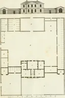An illustration from The country gentleman's architect, in a great variety of new designs : for cottages, farm-houses, country-houses, villas, lodges for park or garden entrances, and ornamental wooden gates : with plans of the offices belonging to each design, distributed with a strict attention to convenience, elegance, and economy : engraved on thirty-two plates, from designs drawn (1789)