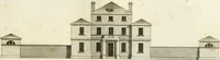 An illustration from The country gentleman's architect, in a great variety of new designs : for cottages, farm-houses, country-houses, villas, lodges for park or garden entrances, and ornamental wooden gates : with plans of the offices belonging to each design, distributed with a strict attention to convenience, elegance, and economy : engraved on thirty-two plates, from designs drawn (1789)