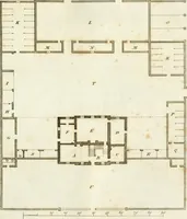 An illustration from The country gentleman's architect, in a great variety of new designs : for cottages, farm-houses, country-houses, villas, lodges for park or garden entrances, and ornamental wooden gates : with plans of the offices belonging to each design, distributed with a strict attention to convenience, elegance, and economy : engraved on thirty-two plates, from designs drawn (1789)