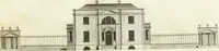 An illustration from The country gentleman's architect, in a great variety of new designs : for cottages, farm-houses, country-houses, villas, lodges for park or garden entrances, and ornamental wooden gates : with plans of the offices belonging to each design, distributed with a strict attention to convenience, elegance, and economy : engraved on thirty-two plates, from designs drawn (1789)