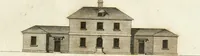An illustration from The country gentleman's architect, in a great variety of new designs : for cottages, farm-houses, country-houses, villas, lodges for park or garden entrances, and ornamental wooden gates : with plans of the offices belonging to each design, distributed with a strict attention to convenience, elegance, and economy : engraved on thirty-two plates, from designs drawn (1789)