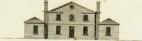 An illustration from The country gentleman's architect, in a great variety of new designs : for cottages, farm-houses, country-houses, villas, lodges for park or garden entrances, and ornamental wooden gates : with plans of the offices belonging to each design, distributed with a strict attention to convenience, elegance, and economy : engraved on thirty-two plates, from designs drawn (1789)