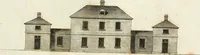 An illustration from The country gentleman's architect, in a great variety of new designs : for cottages, farm-houses, country-houses, villas, lodges for park or garden entrances, and ornamental wooden gates : with plans of the offices belonging to each design, distributed with a strict attention to convenience, elegance, and economy : engraved on thirty-two plates, from designs drawn (1789)