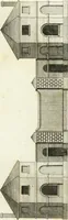 An illustration from The country gentleman's architect, in a great variety of new designs : for cottages, farm-houses, country-houses, villas, lodges for park or garden entrances, and ornamental wooden gates : with plans of the offices belonging to each design, distributed with a strict attention to convenience, elegance, and economy : engraved on thirty-two plates, from designs drawn (1789)
