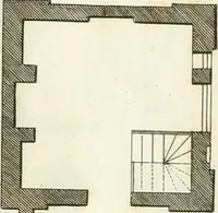 An illustration from The country gentleman's architect, in a great variety of new designs : for cottages, farm-houses, country-houses, villas, lodges for park or garden entrances, and ornamental wooden gates : with plans of the offices belonging to each design, distributed with a strict attention to convenience, elegance, and economy : engraved on thirty-two plates, from designs drawn (1789)