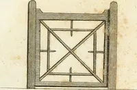 An illustration from The country gentleman's architect, in a great variety of new designs : for cottages, farm-houses, country-houses, villas, lodges for park or garden entrances, and ornamental wooden gates : with plans of the offices belonging to each design, distributed with a strict attention to convenience, elegance, and economy : engraved on thirty-two plates, from designs drawn (1789)
