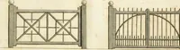 An illustration from The country gentleman's architect, in a great variety of new designs : for cottages, farm-houses, country-houses, villas, lodges for park or garden entrances, and ornamental wooden gates : with plans of the offices belonging to each design, distributed with a strict attention to convenience, elegance, and economy : engraved on thirty-two plates, from designs drawn (1789)